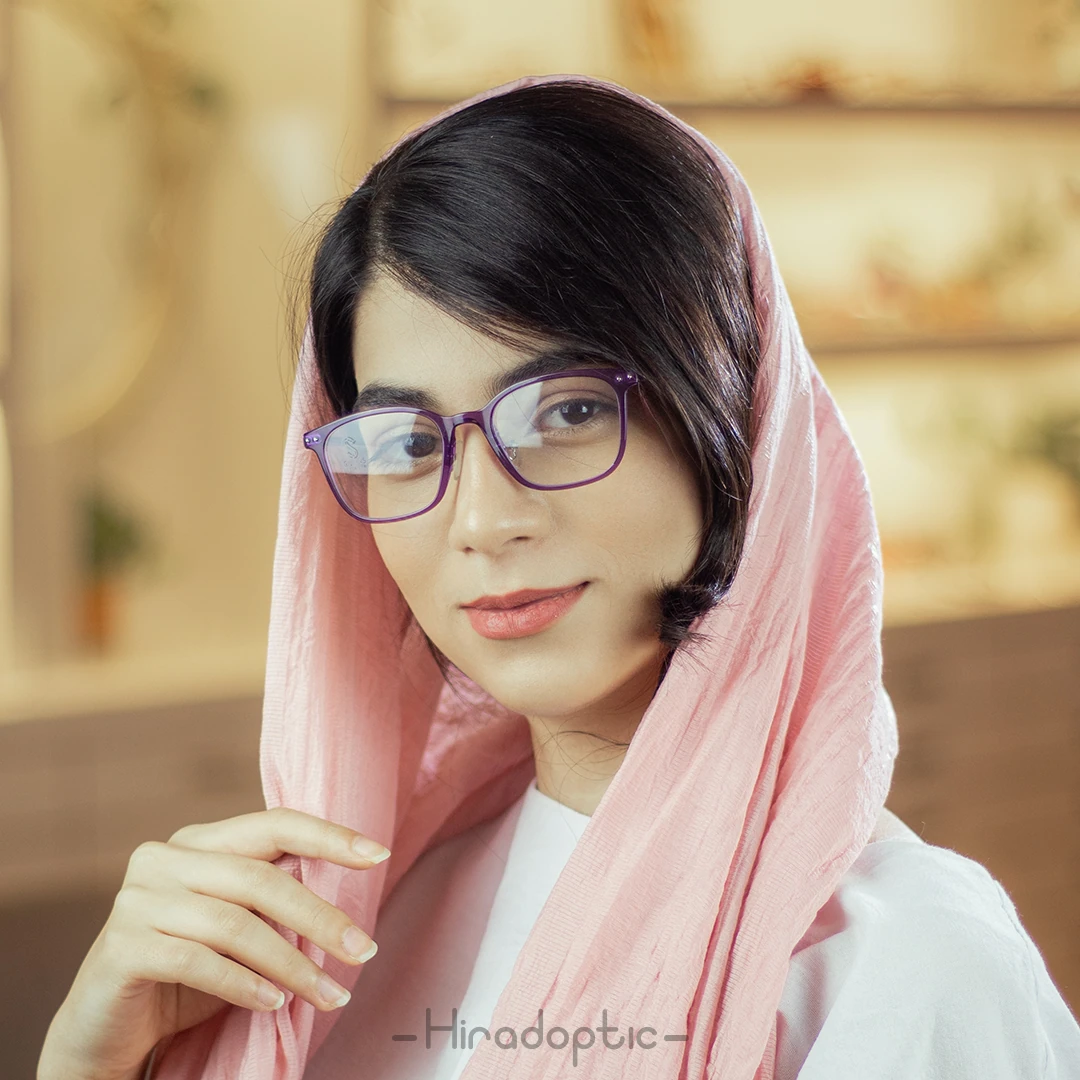 عینک طبی زنانه کائوچویی