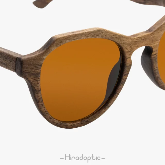عینک آفتابی زنانه چوبی صدفی MWG01 - 01