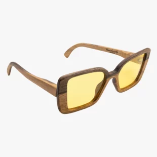 عینک دید در شب دست ساز چوبی فشن گردو 03 - Wooden Sunglasses MWG03