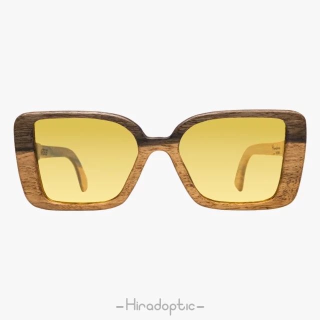خرید عینک دید در شب چوبی فشن گردو 03 - Wooden Sunglasses MWG03